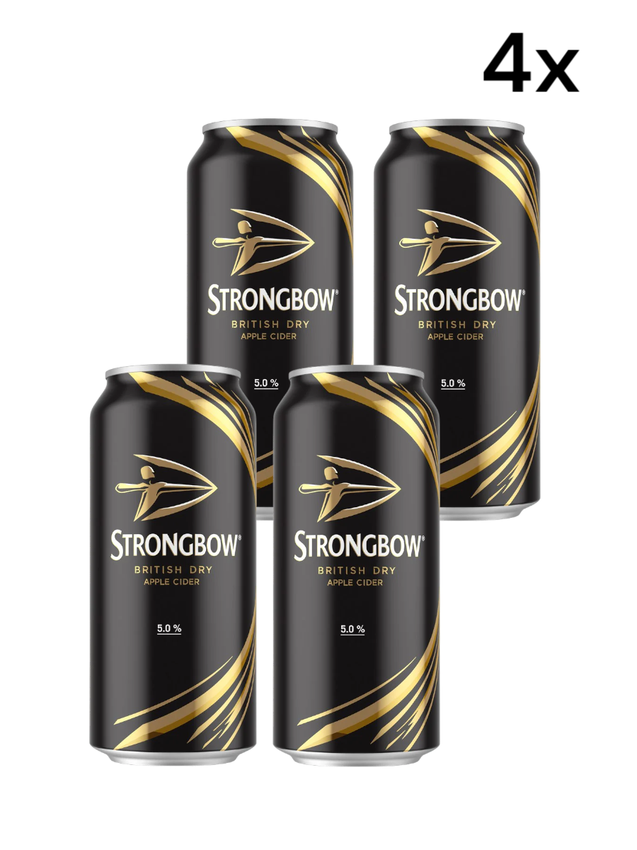 Strongbow Wrapped Strongbow 4 x 44cl Cans