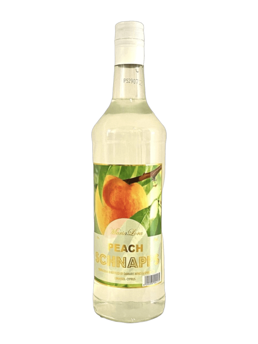 Maria Lora Peach Schnapps 100cl, Zoom Drinks Limassol